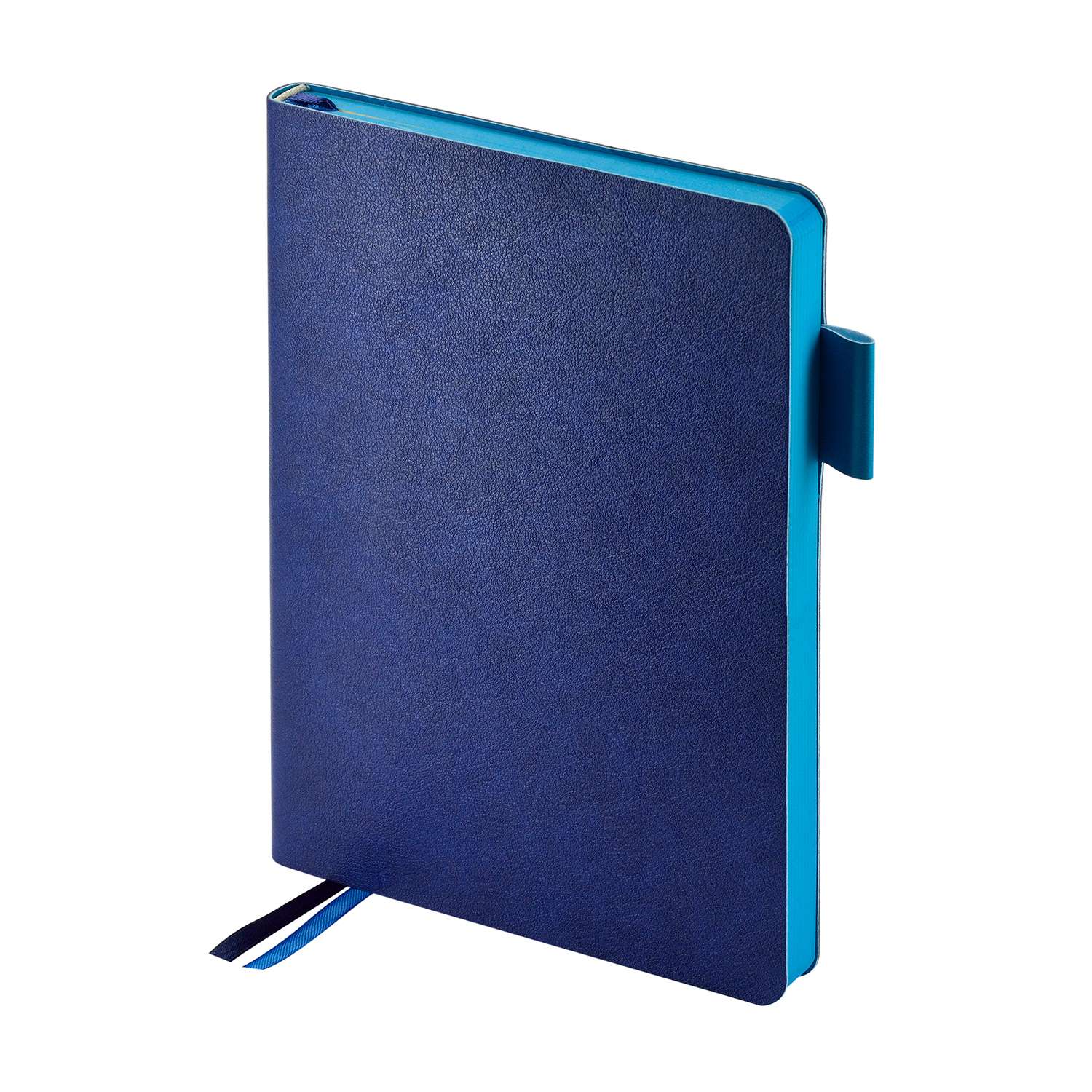 Набор подарочный Bruno Visconti Boston темно-синий А5 145х210 мм ежедневник и ручка - фото 2