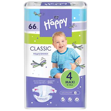 Подгузники Bella baby Happy Classic 66 шт. 4