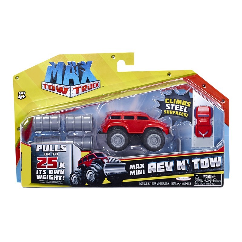 Автомобиль Max Tow Truck мини тягач красный в ассортименте 84882 - фото 1