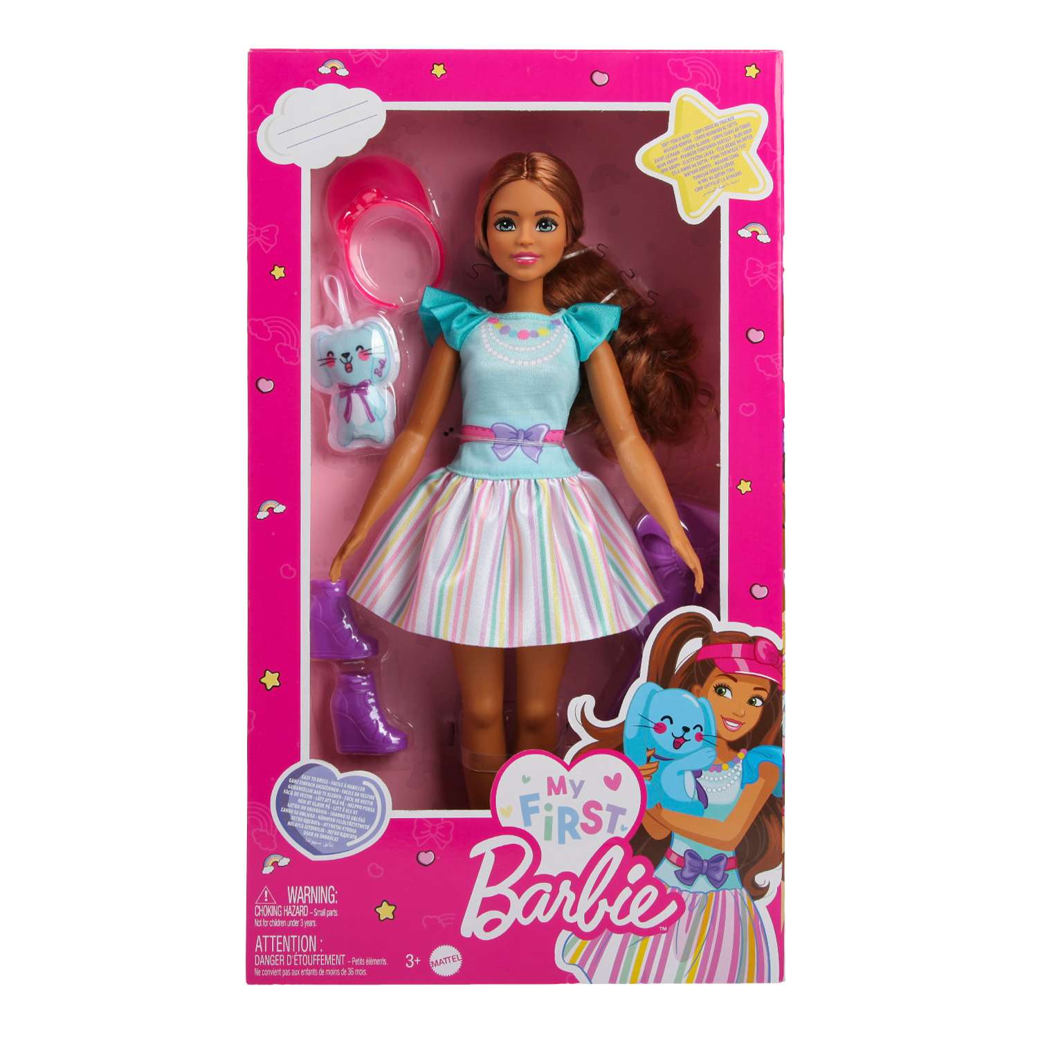 Кукла Barbie Брюнетка с зайкой HLL21 HLL21 - фото 3