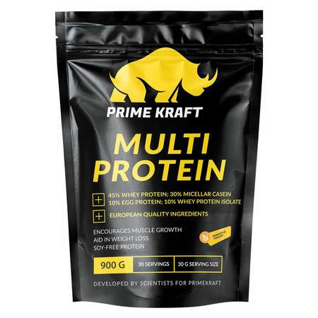 Коктейль Multi Protein Prime Kraft Белковый ананасовый йогурт 900г