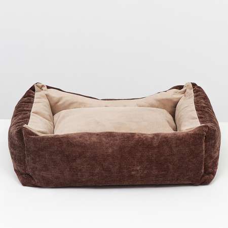 Лежанка Пижон со съемным чехлом мебельная ткань поролон 55х45х15 см