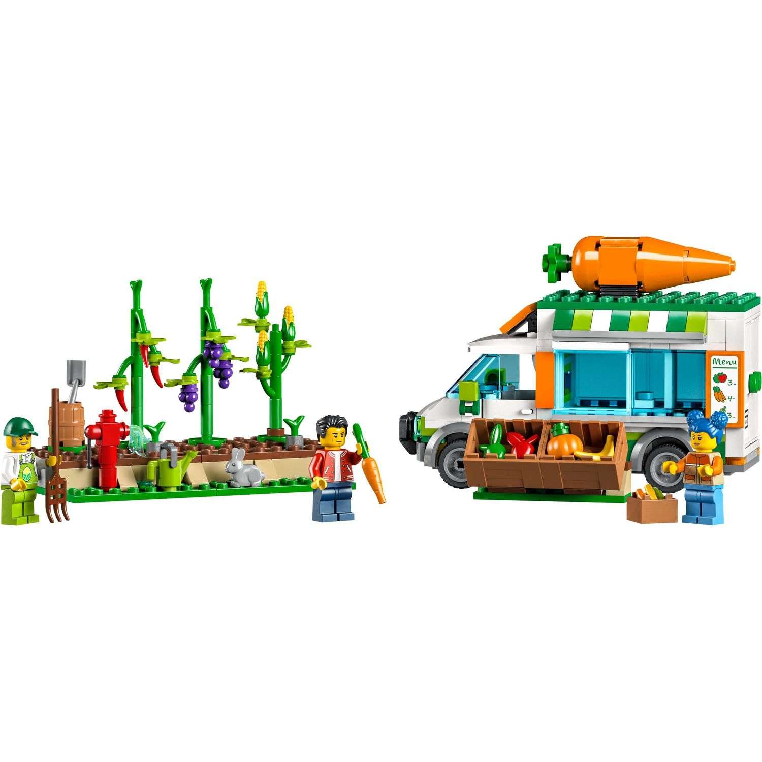 Конструктор LEGO City Farmers Market Van 60345 - фото 2