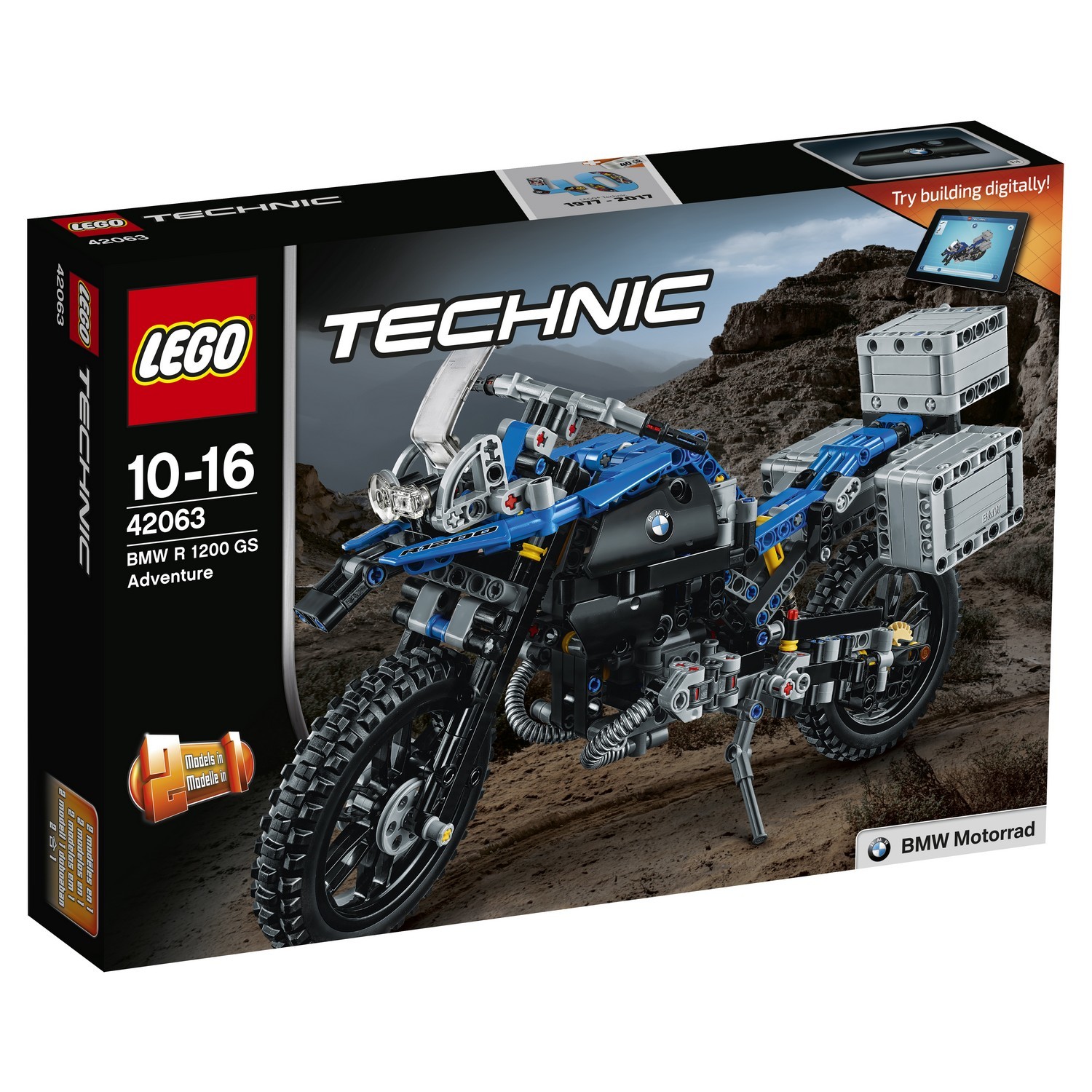 Конструктор LEGO Technic Приключения на BMW R 1200 GS (42063) купить по  цене 4399 ₽ в интернет-магазине Детский мир