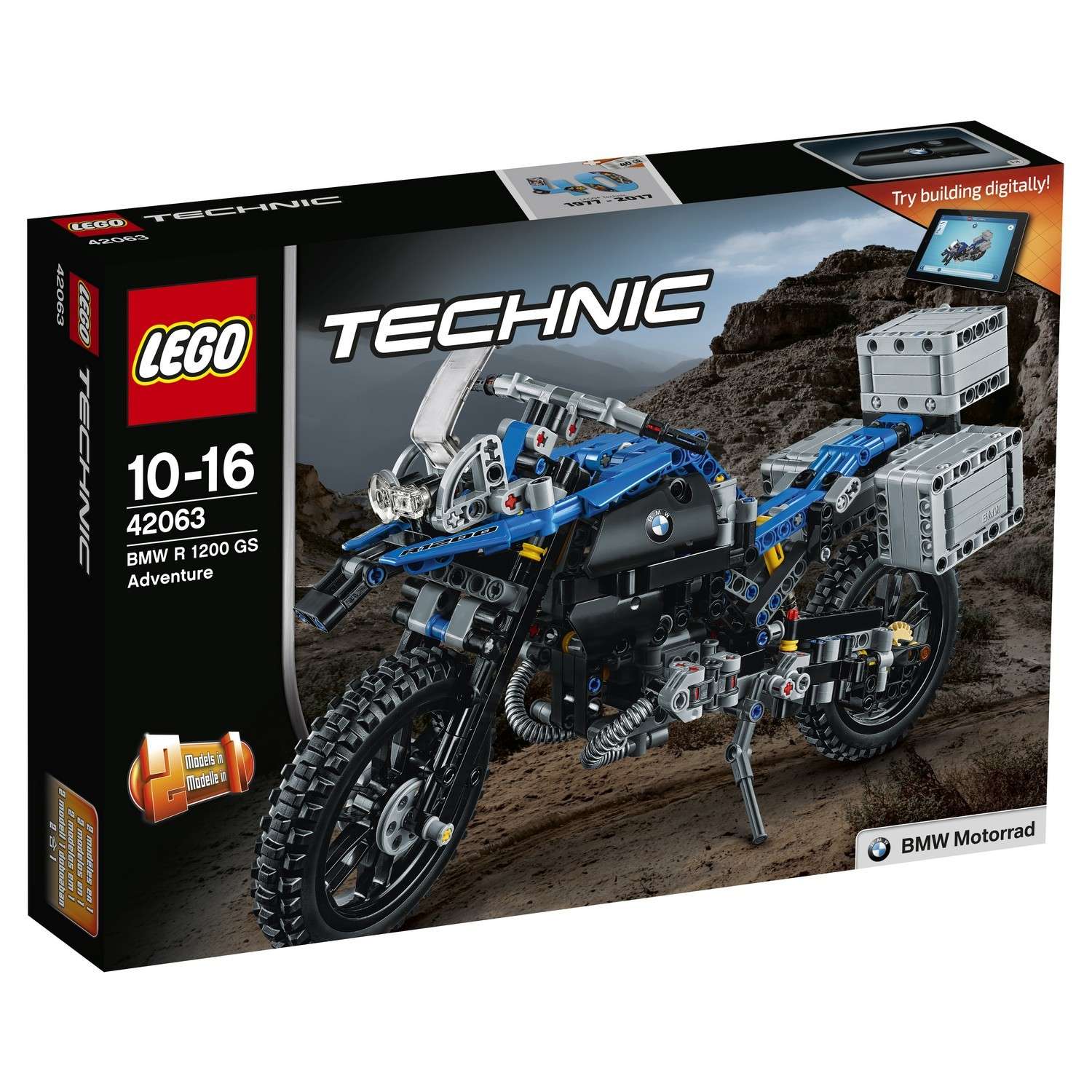 Конструктор LEGO Technic Приключения на BMW R 1200 GS (42063) - фото 2