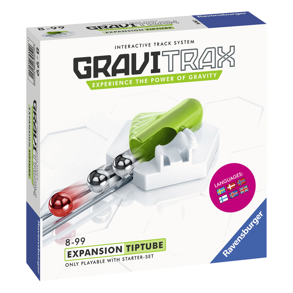 Конструктор GraviTrax Ravensburger Рельсы и труба дополнение - фото 4