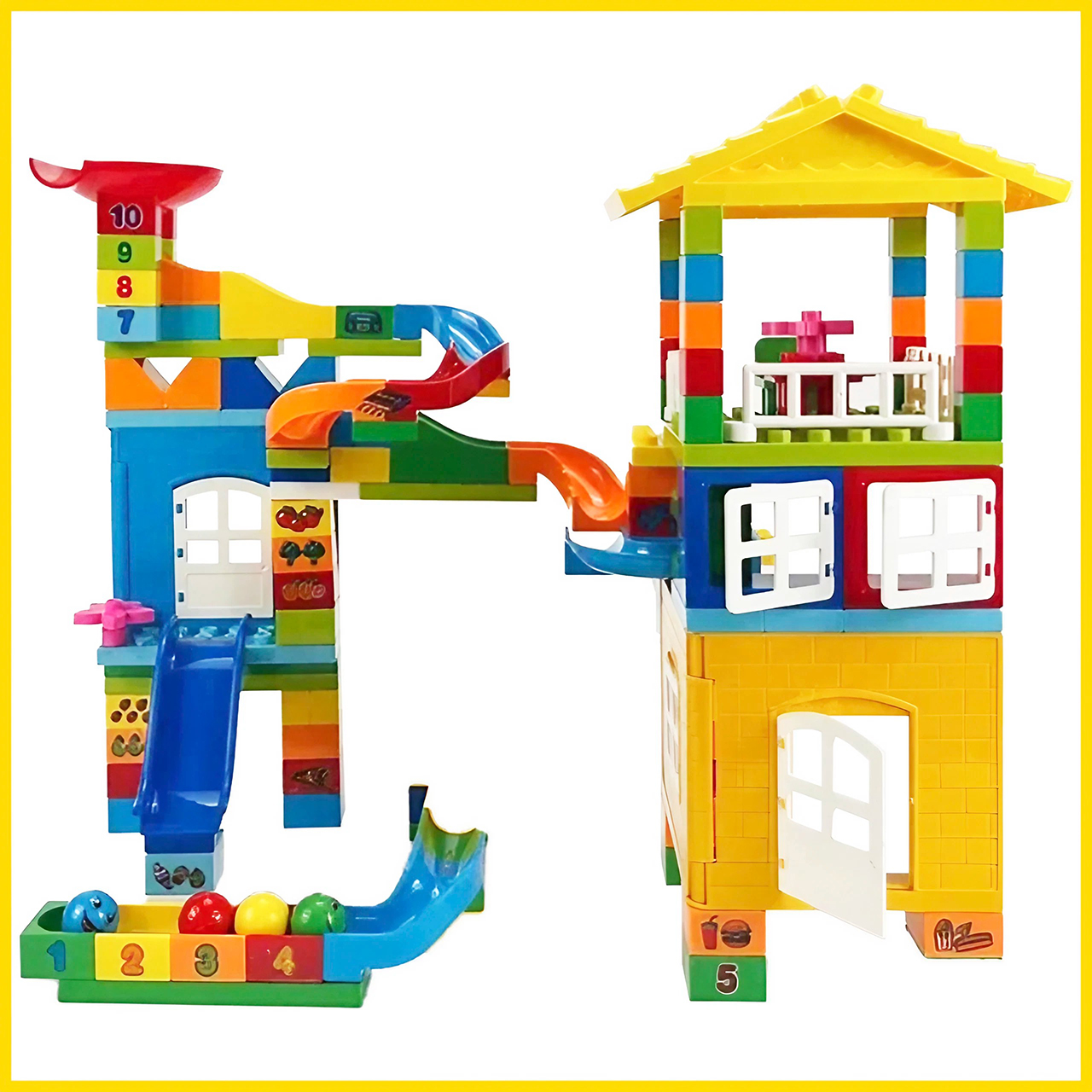 Игрушка LX Конструктор Duplo Дупло Парк развлечений - фото 5