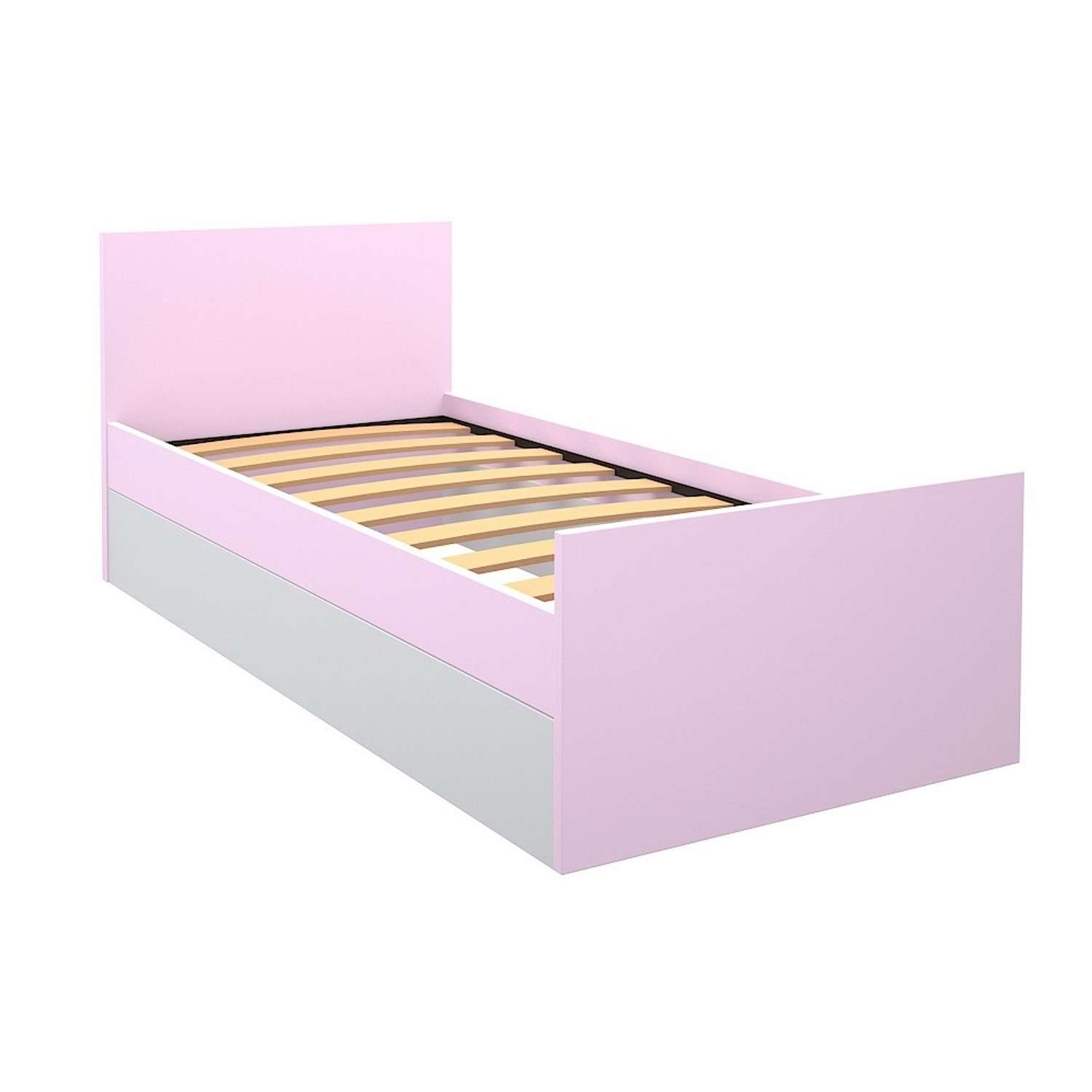 Кровать подростковая Феникс Светло-розовый - фото 1