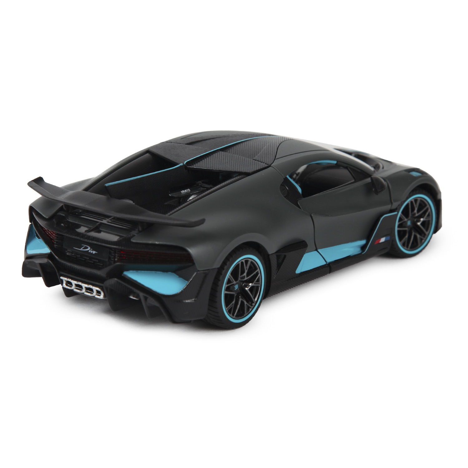 Автомобиль Rastar Bugatti Divo 1:24 без механизмов серый 63900 - фото 3