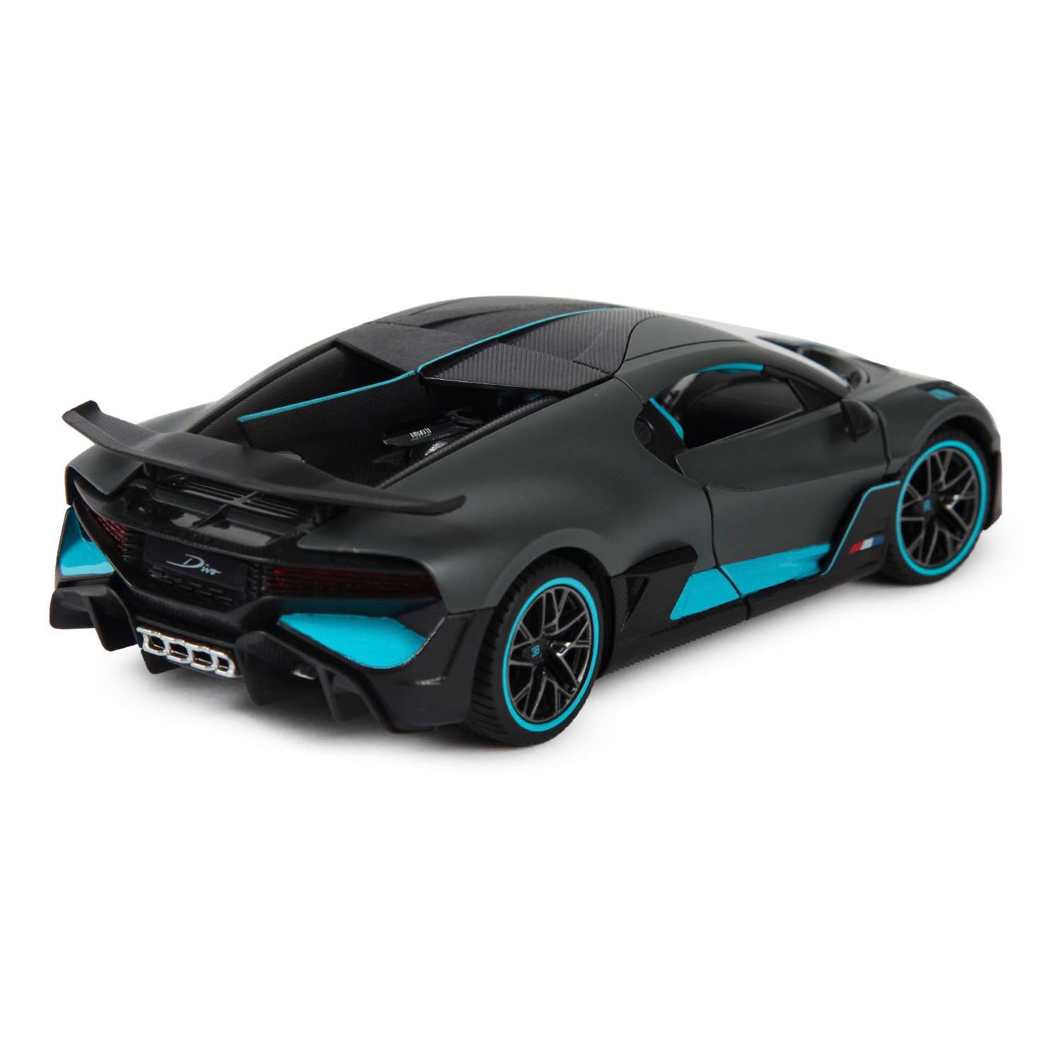 Автомобиль Rastar Bugatti Divo 1:24 без механизмов серый 63900 - фото 3