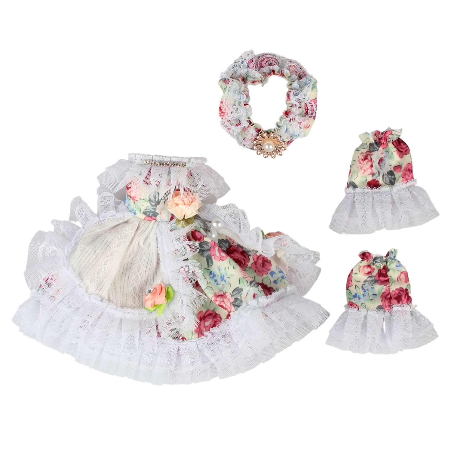 Комплект одежды для куклы Little Mania белый CDLM001-WRE - фото 1