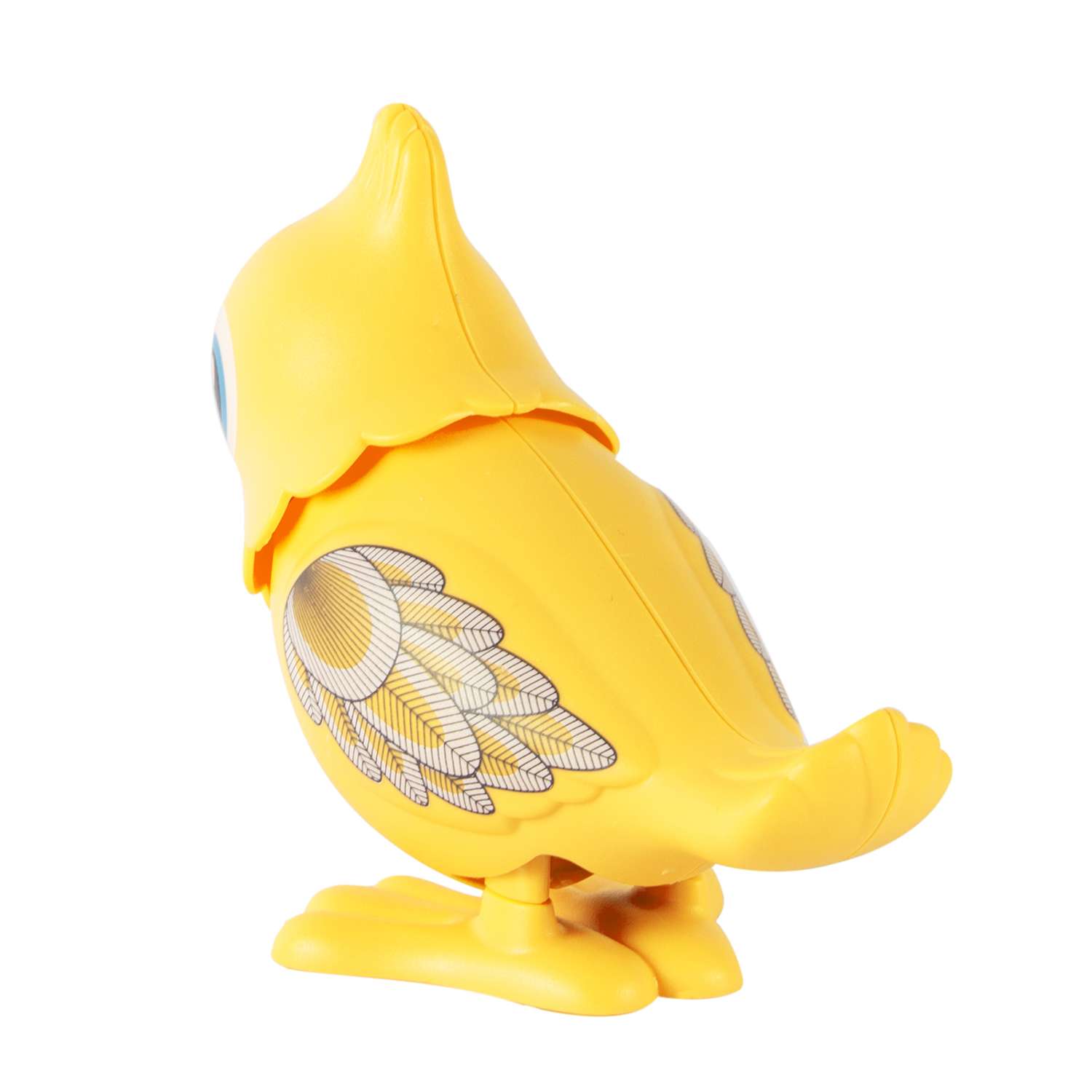 Игрушка RedLine Заводной попугай 10см желтый - фото 2