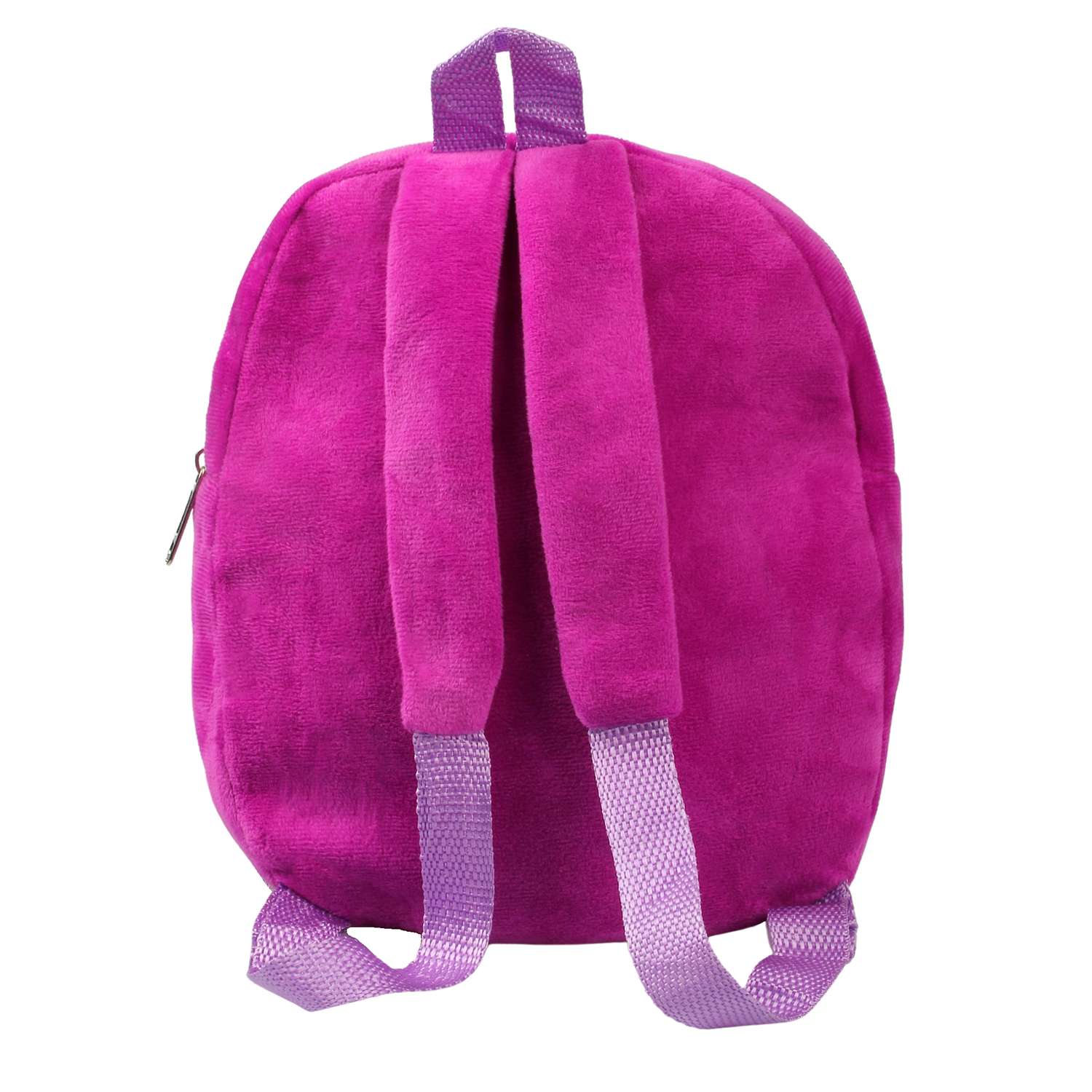 Рюкзак с игрушкой Little Mania фиолетовый Панда - фото 3
