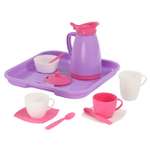 Посуда с подносом Полесье Алиса на 2 персоны (Pretty Pink)
