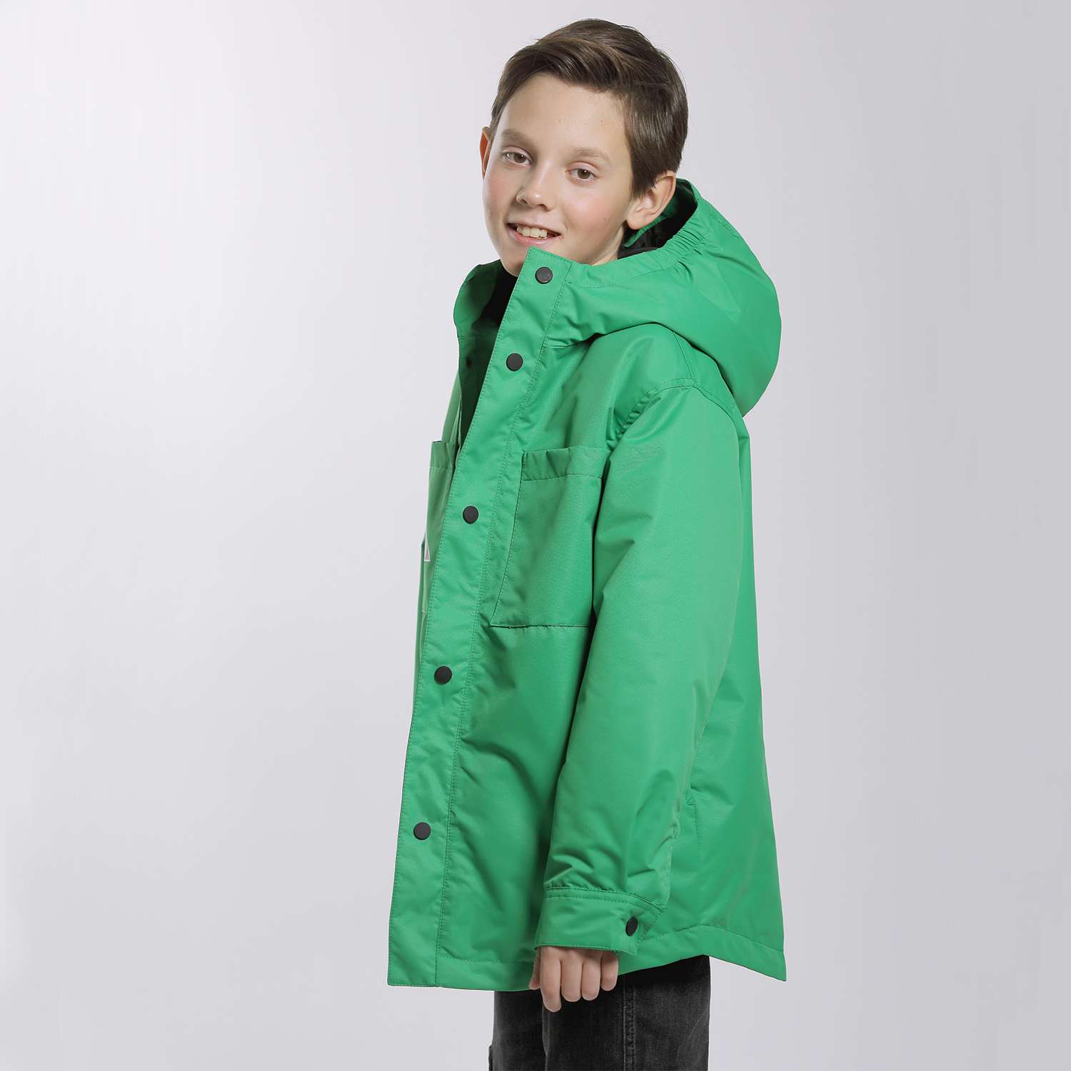 Куртка Orso Bianco OB21076-22_зеленый - фото 4