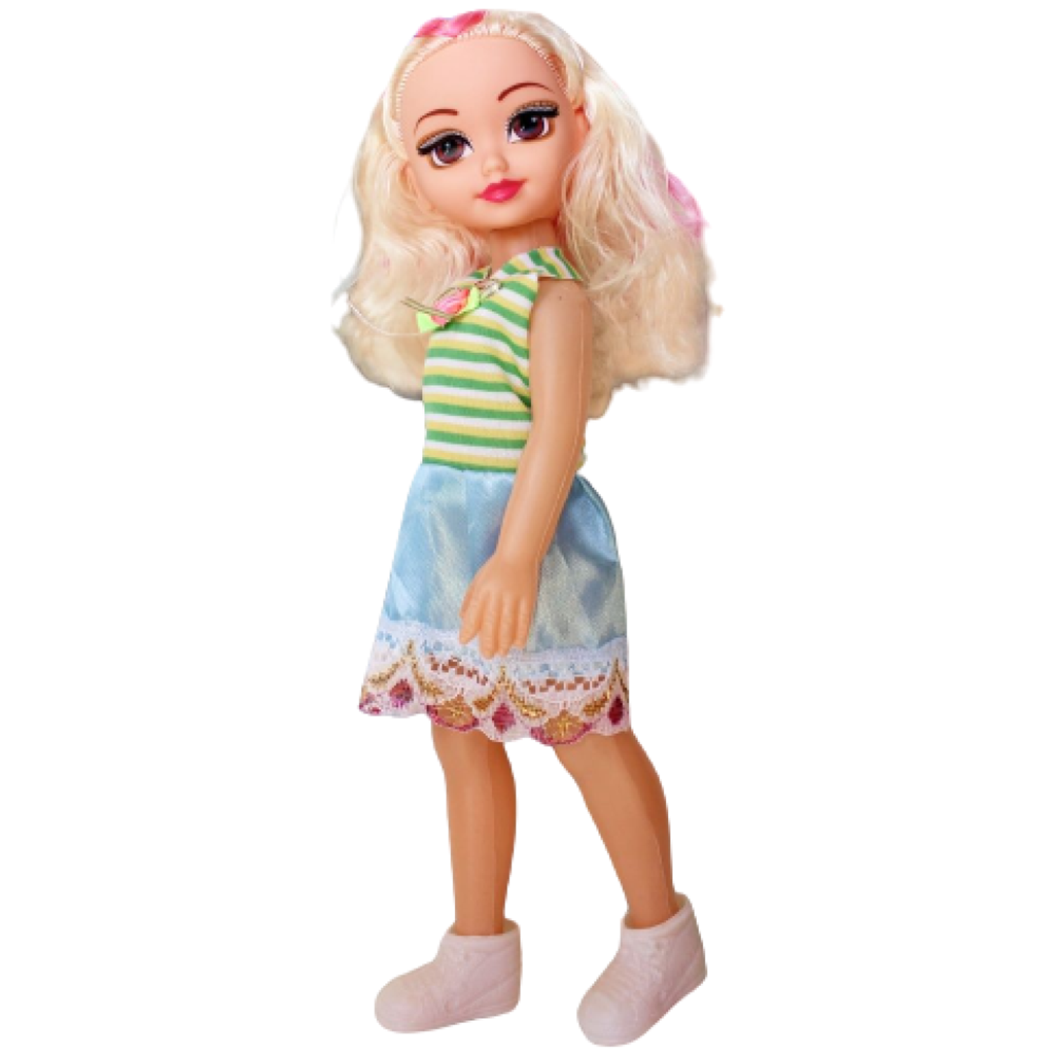 Кукла EstaBella Блондинка с подвижными суставами и музыкальными эффектами 31 см 79886 - фото 1