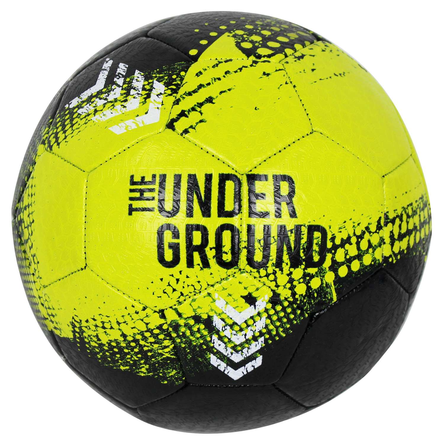 Мяч футбольный InGame UNDERGROUND №5 черно-желтый - фото 1