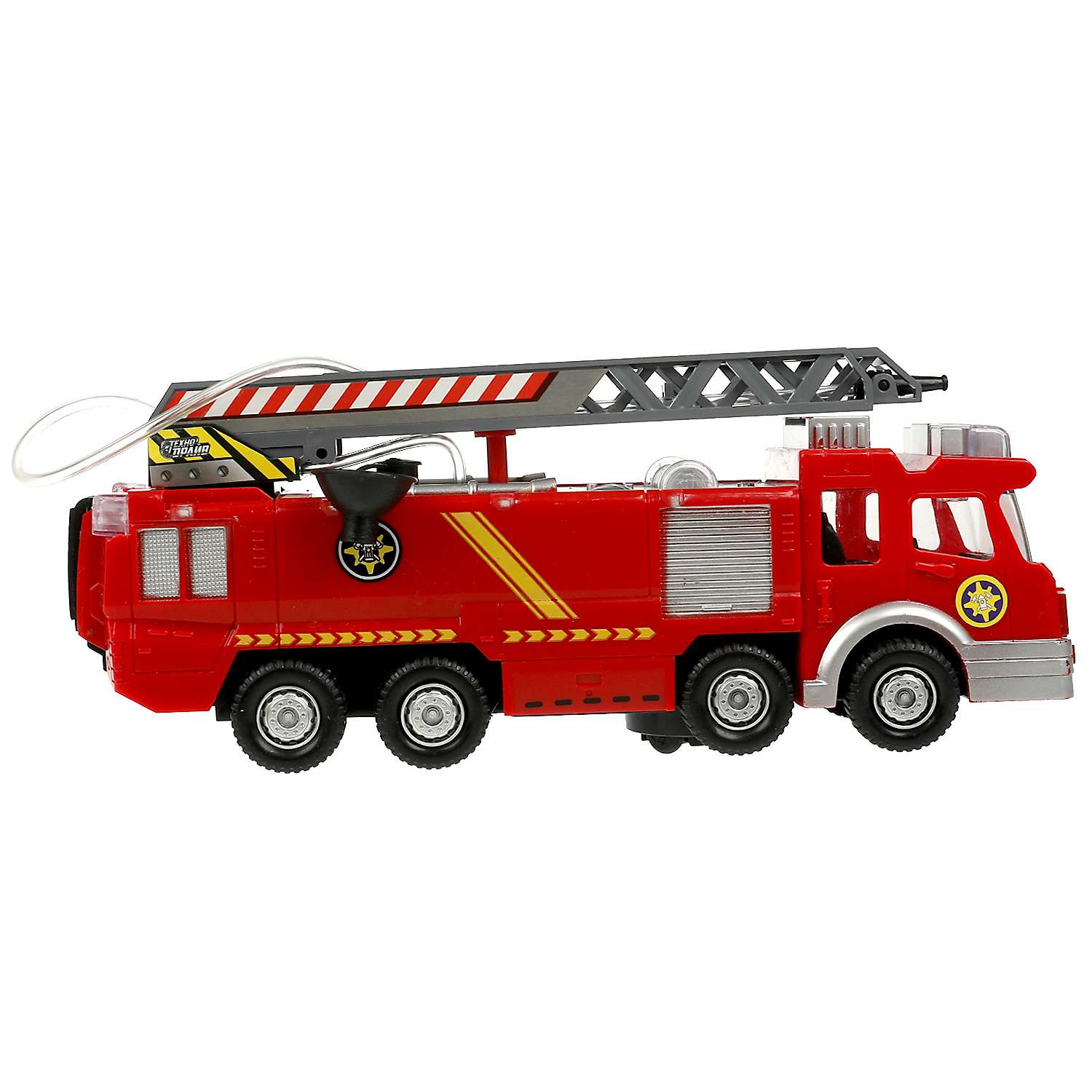 Пожарная машина Технодрайв Со светом звуком водой 357336 - фото 4