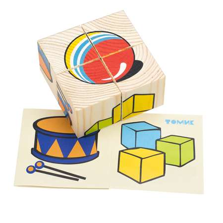 Кубики для детей Томик развивающие Игрушки 4 штуки 3333-3