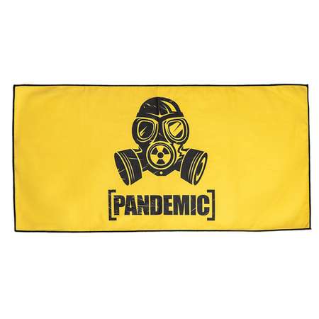 Полотенце из микрофибры Mad Wave Microfiber towel Pandemic M0761 05 1 06W желтое 40х80 см