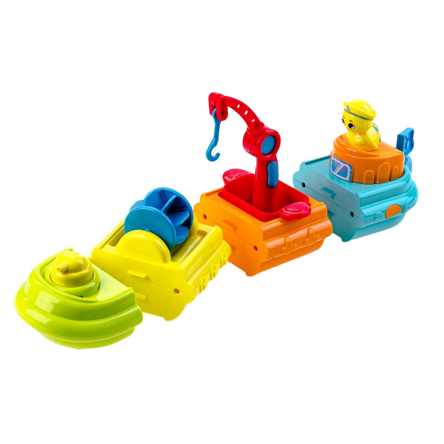 Игрушка для ванны Baby and Kids Кораблик с уткой и черепахой для купания 30 см - фото 2