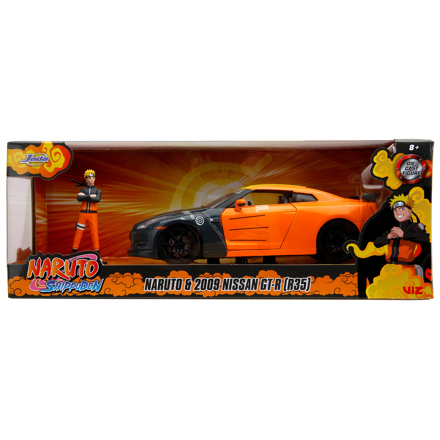 Автомобиль Jada Nissan GTR with Naruto 1:24 ТоуR265 - фото 2