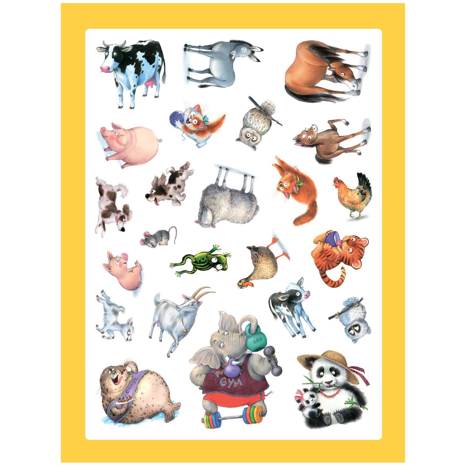 Наклейки Стикерпаки Коллекция наклеек Милые зверята - фото 3
