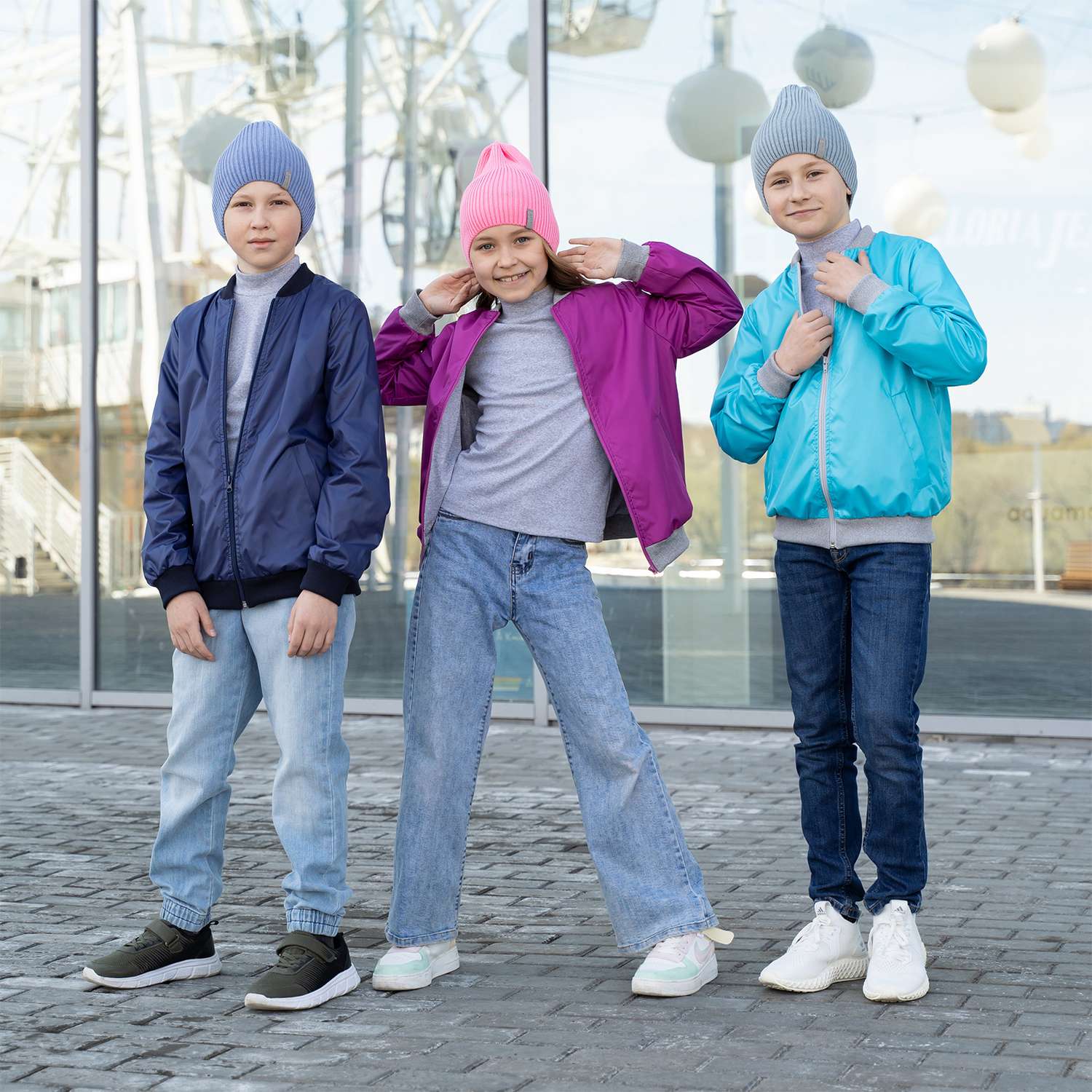 Бомбер-ветровка Arctic kids 20-024 фуксия - фото 31