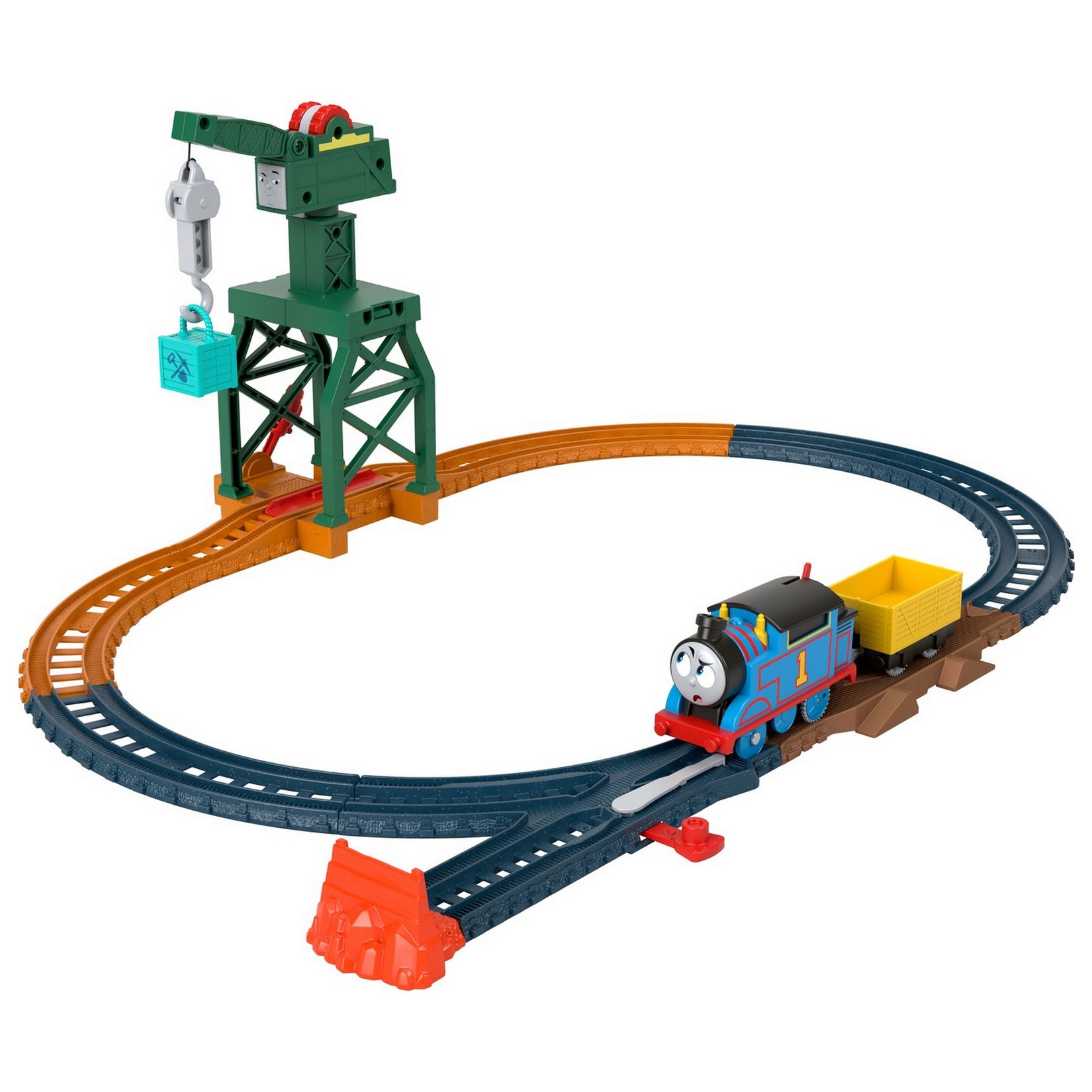 Набор игровой Thomas & Friends Моторизированная трасса Кран Крэнки HGY79 - фото 7