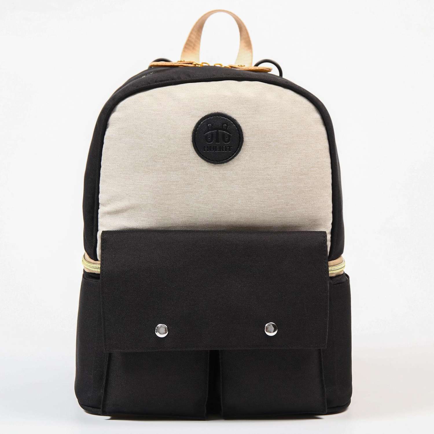 Сумка-рюкзак Sima-Land для хранения вещей малыша цвет черный/серый - фото 2
