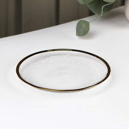 Тарелка MAGISTRO стеклянная пирожковая «Алькор» 15 5×2 2 см
