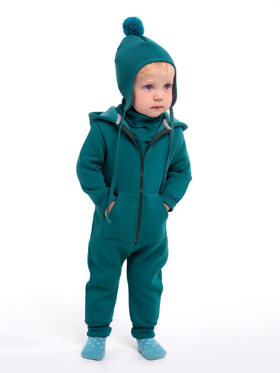 Комбинезон Trendyco kids ТК610/пыльный-изумруд - фото 1