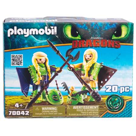 Конструктор Playmobil Dragons Забияка и Задирака 70042pm