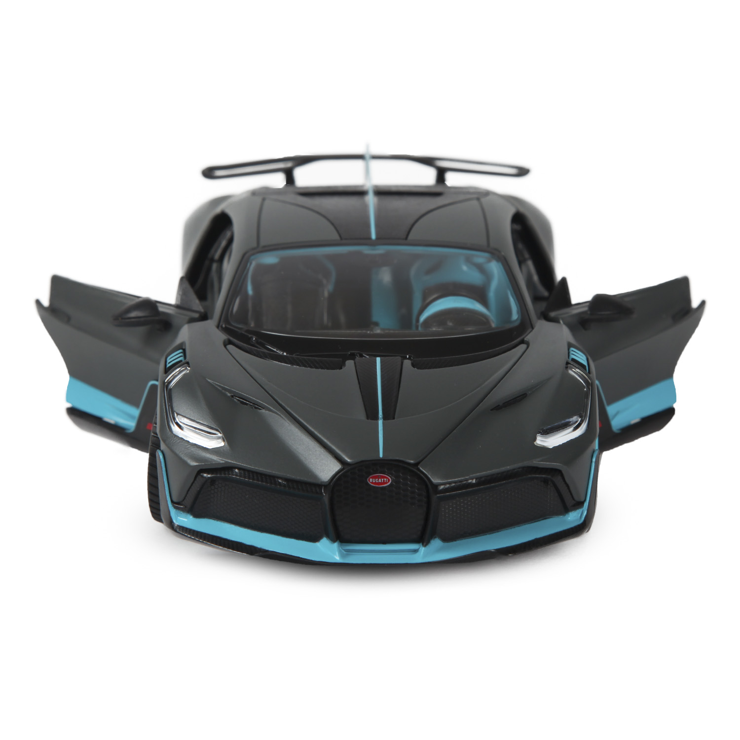 Автомобиль Rastar Bugatti Divo 1:24 без механизмов серый 63900 - фото 5