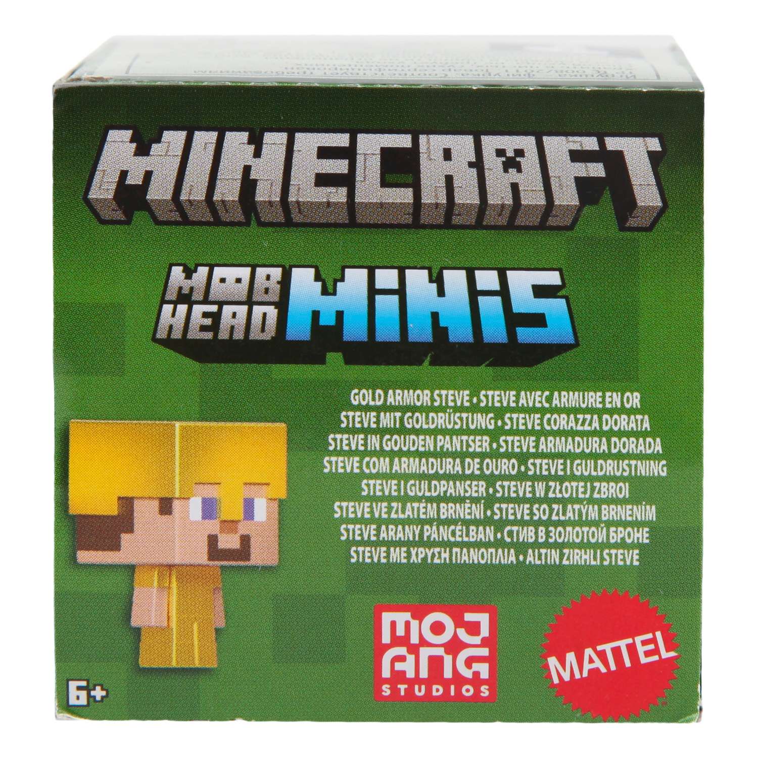 Мини-фигурка Minecraft Герои игры Золотые доспехи Стива HDW01 - фото 4