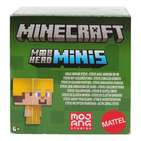Мини-фигурка Minecraft Герои игры Золотые доспехи Стива HDW01