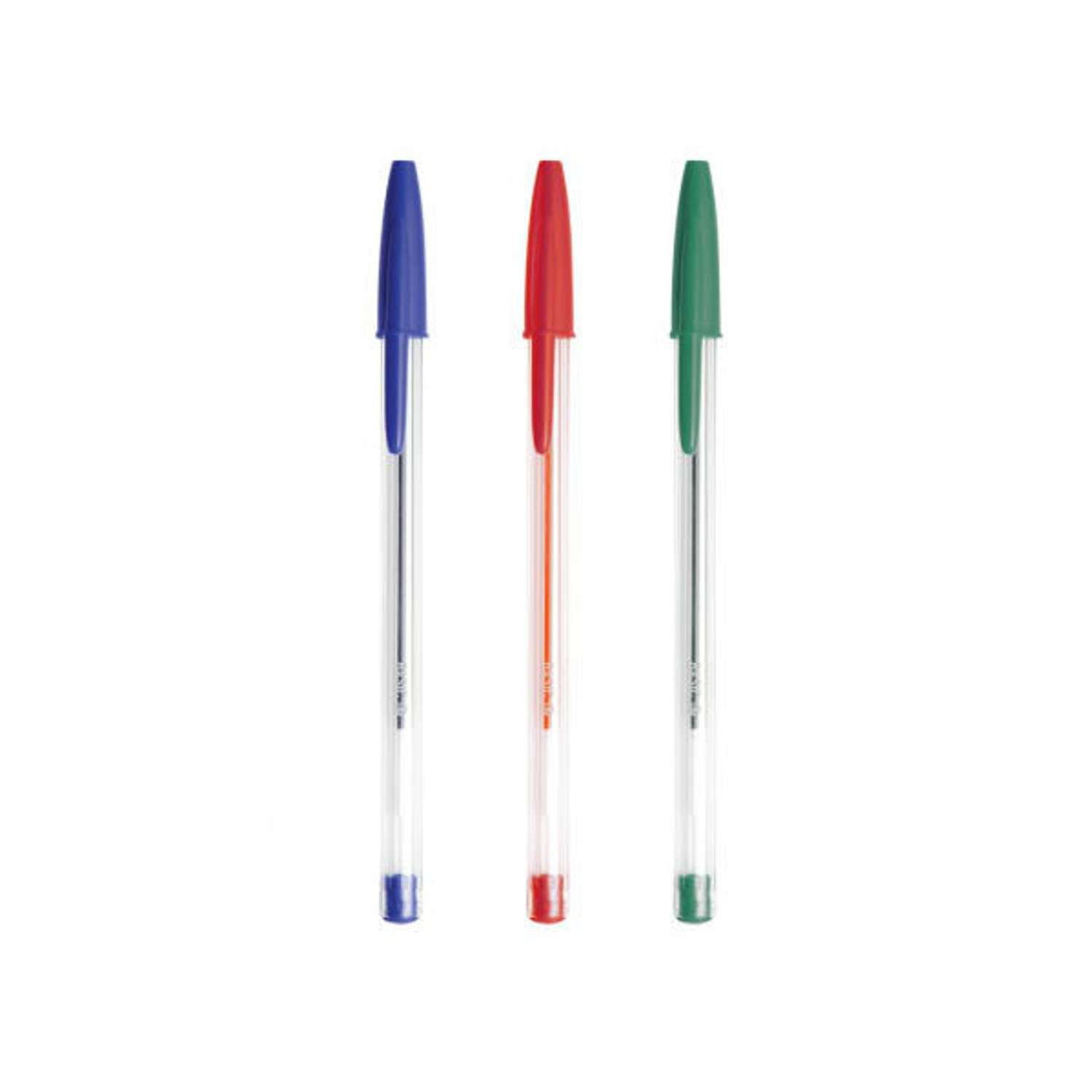 Ручки шариковые Silwerhof синий красный зеленый - фото 1