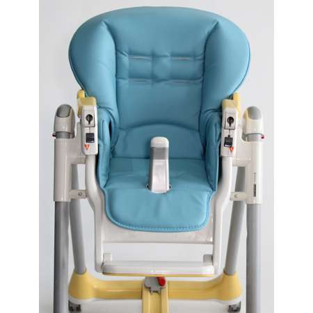 Чехол из экокожи Чехольчик ОК на стульчик для кормления Peg perego Prima Pappa Diner голубой