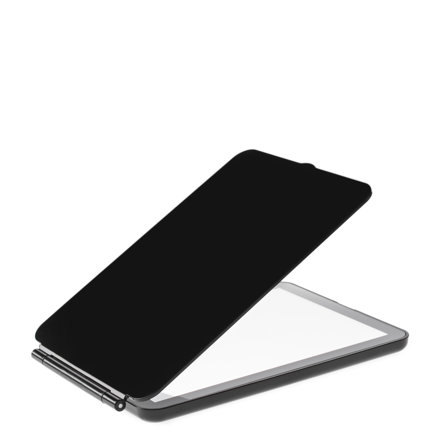 Зеркало косметическое CleverCare в форме планшета с LED подсветкой монохром цвет черный - фото 5