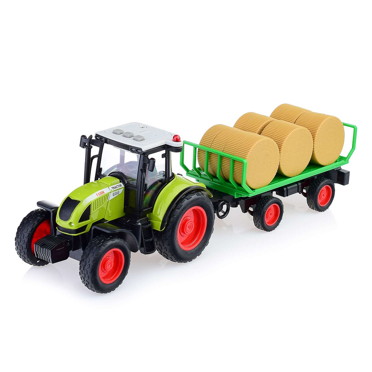 Трактор WENYI с прицепом для перевозки сена со световыми и звуковыми эффектами WY900E - фото 2