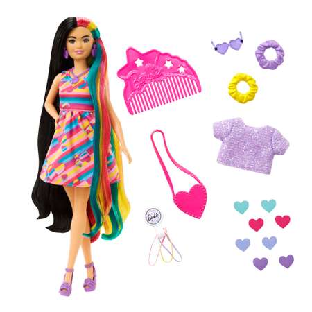 Кукла Barbie Totally Hair Сердца HCM90