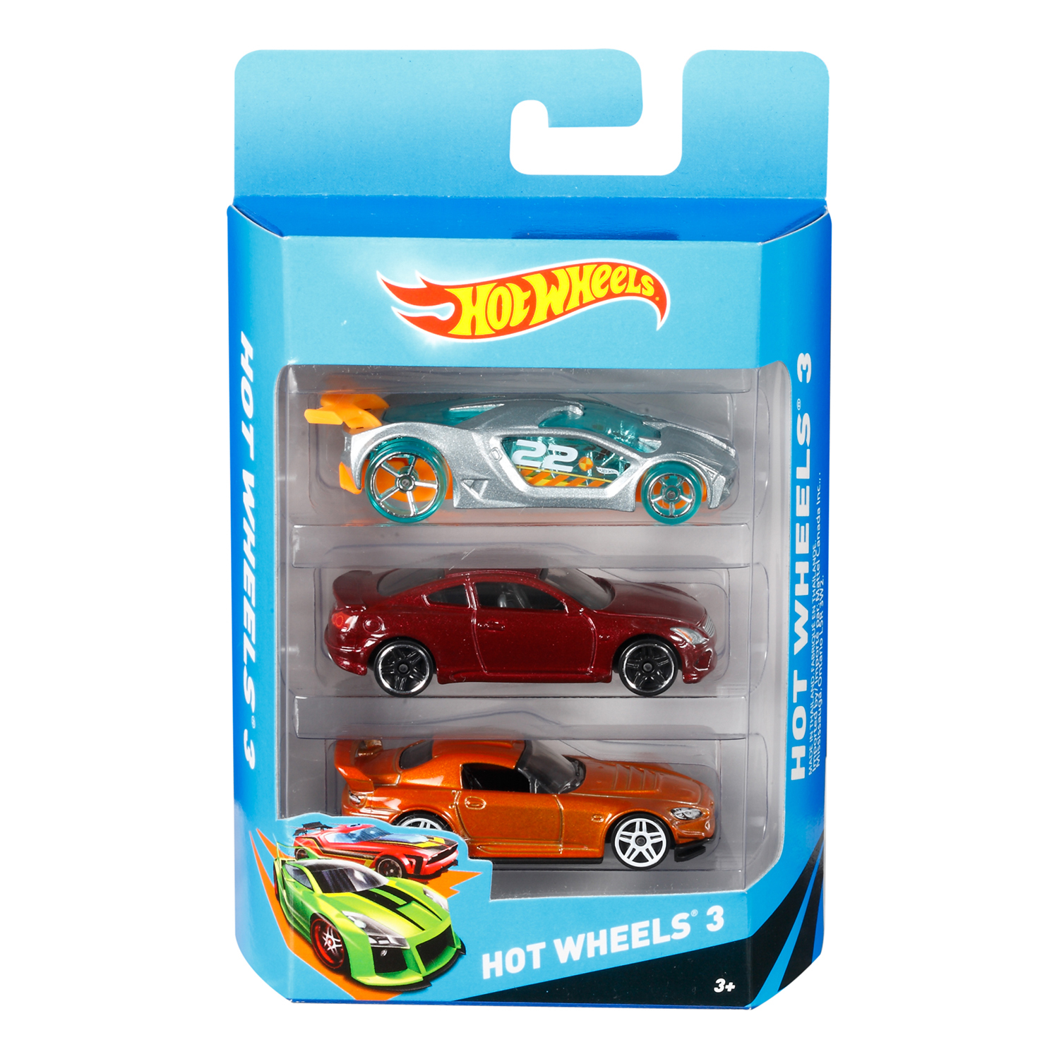 Подарочный набор Hot Wheels из 3 машинок в ассортименте K5904 - фото 31