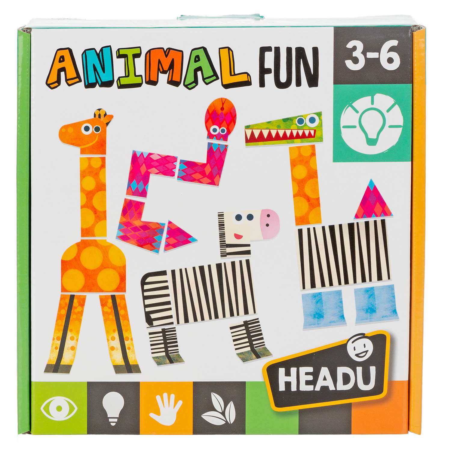 Игра настольная развививающая HEADU Удивительные животные для детей с 3 лет - фото 1