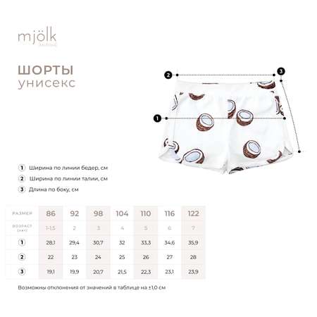 Шорты Mjolk