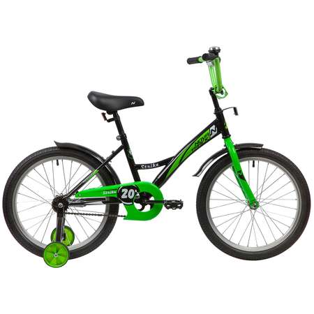 Велосипед NOVATRACK Strike 20 черно-зеленый
