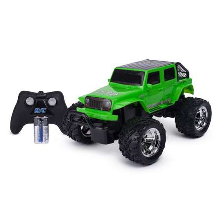 Машина New Bright РУ 1:18 Jeep Зеленая