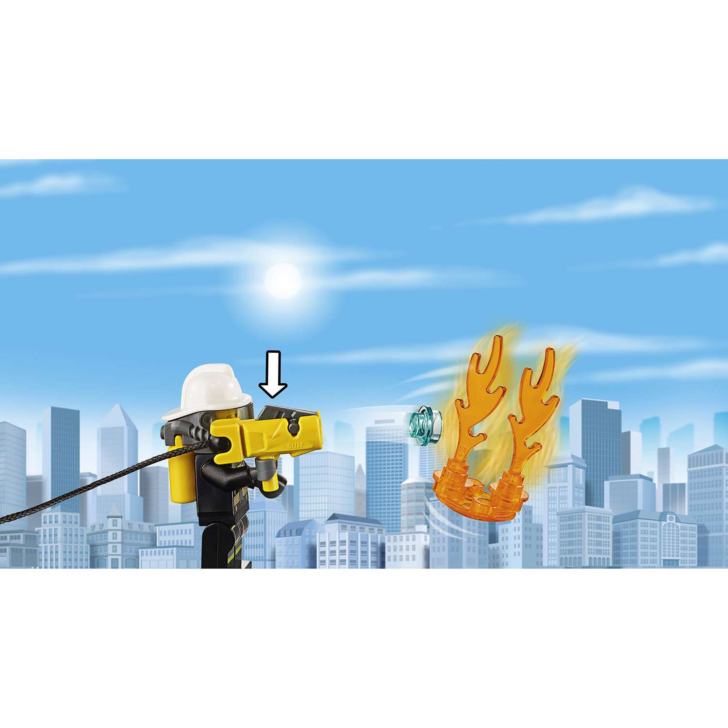 Конструктор LEGO City Fire Пожарная машина (60112) - фото 7