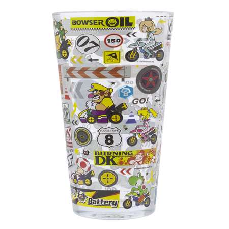 Бокал PALADONE стеклянный Super Mario Kart Glass 400ML PP8325NN