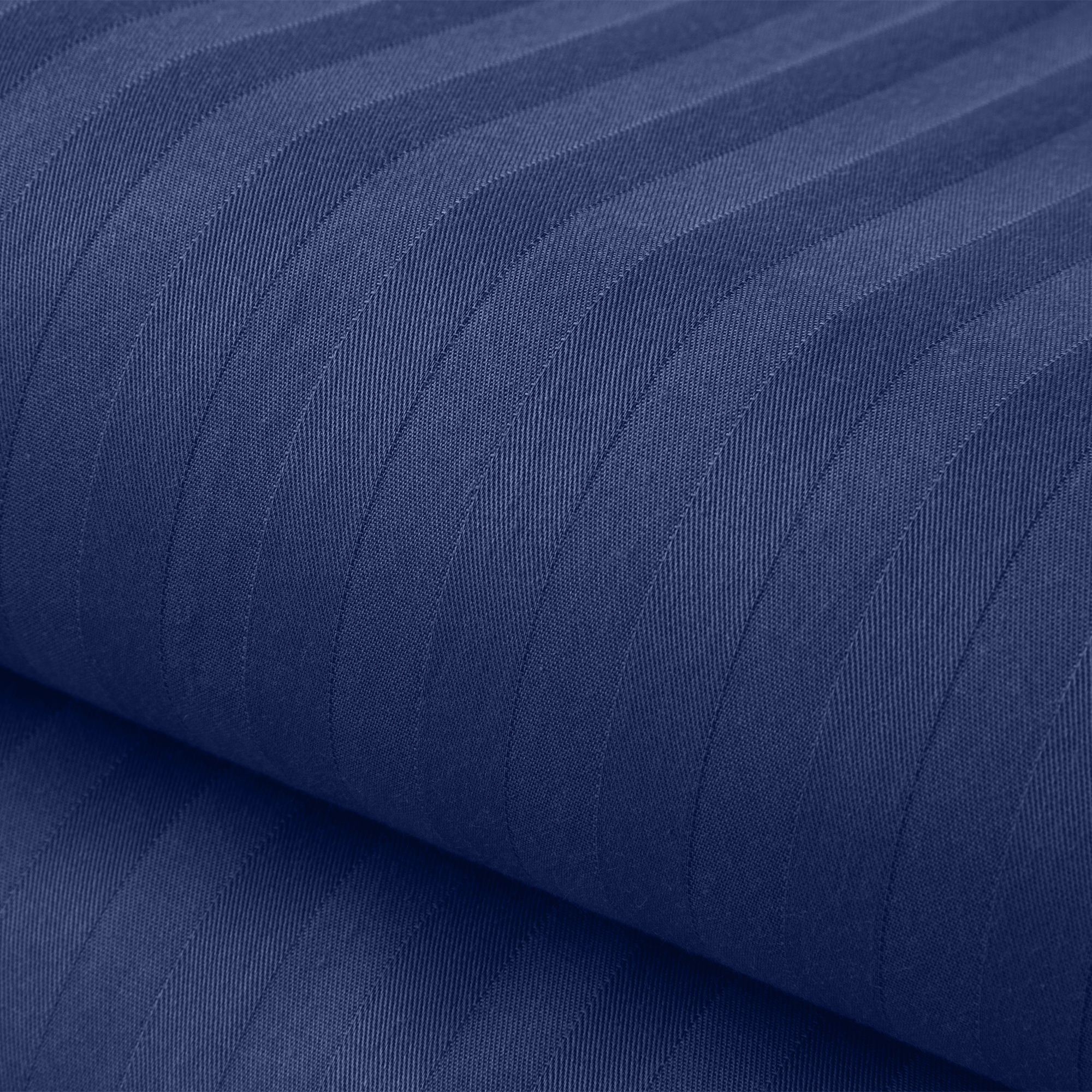 Простыня на резинке LOVEME Indigo 160х200 см страйп-сатин 100% хлопок - фото 7