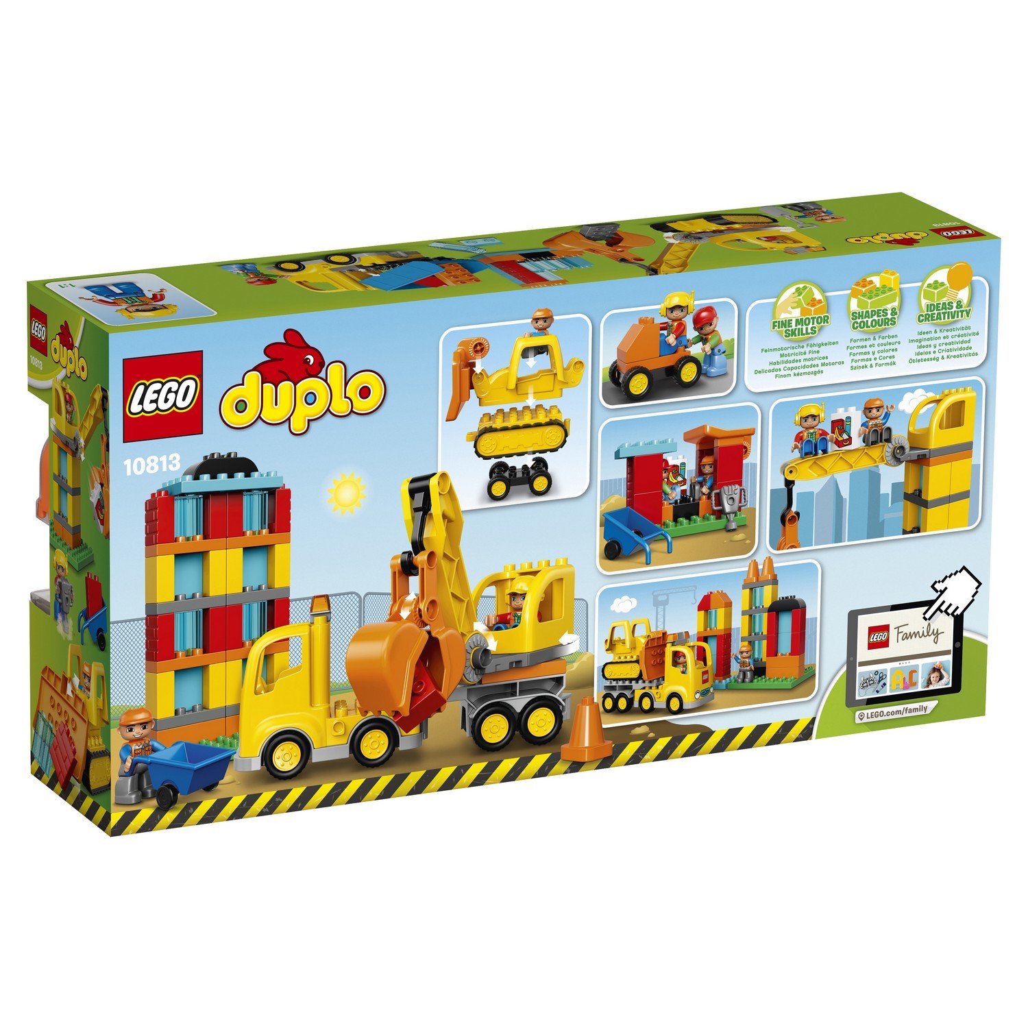 Конструктор LEGO DUPLO Town Большая стройплощадка (10813) купить по цене  4139 ₽ в интернет-магазине Детский мир